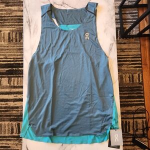 Mens On Running Race Singlet Tank Top NWT